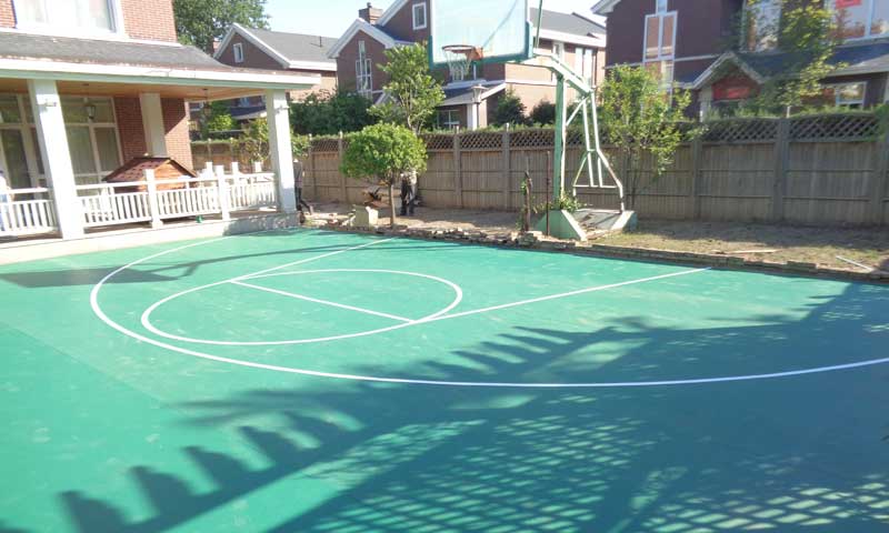 北京市順義區室外籃球場地板