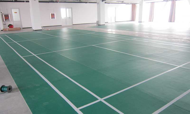 羽毛球塑膠地板圖片 羽毛球塑膠地板有哪些特點?